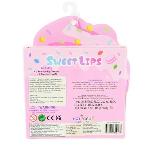 LIP GLOSS ICE CREAM 3pcs