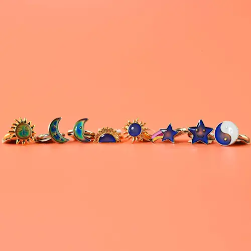 RING MOOD STAR/MOON/SUN
