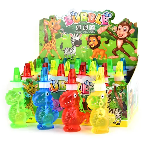 BUBBLES DINOSAUR w WHISTLE