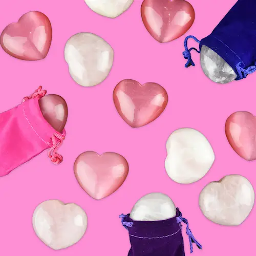 ROSE QUARTZ HEART