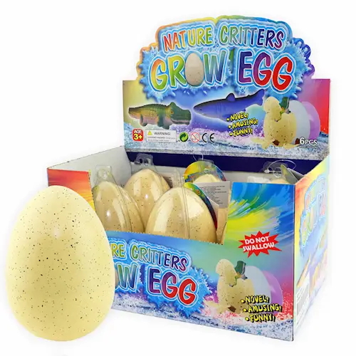 GROWING EGG SHARK & CROCODILE