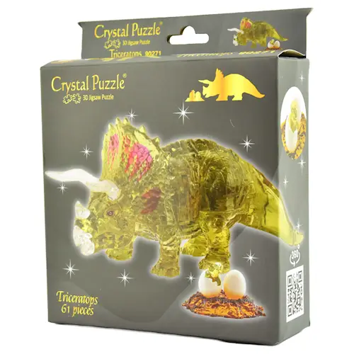 CRYSTAL PUZZLE TRICERATOPS 61pcs