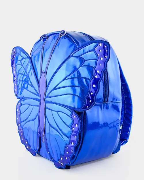 BACKPACK BLUE BUTTERFLY