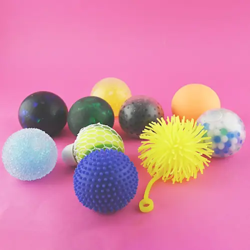 SQUEEZE BALL SET DINOSAUR 10pcs
