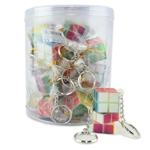 KEYRING CUBE GLOW IN THE DARK