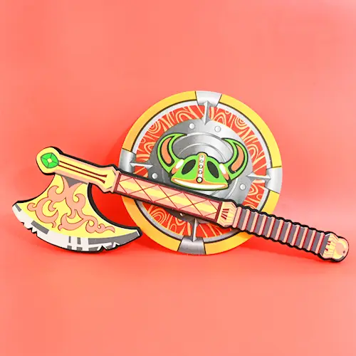 AXE & SHIELD SET FOAM