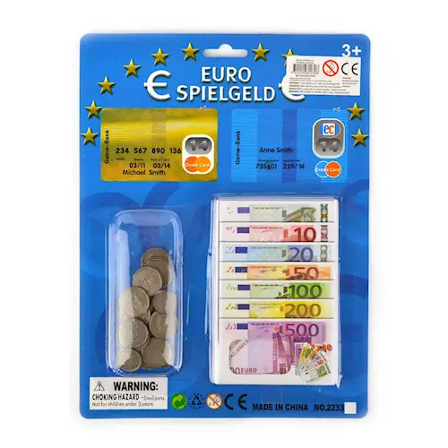 PLAY MONEY EURO 20+70pcs