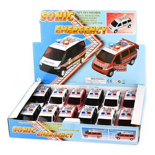 CAR RESCUE SONIC LIGHT/SOUND B/O pb