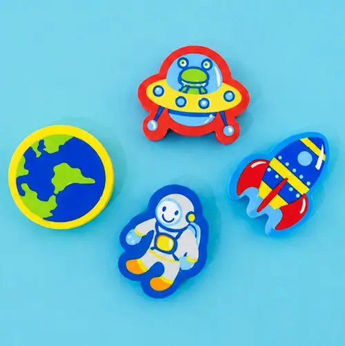 ERASER SPACE 4pcs