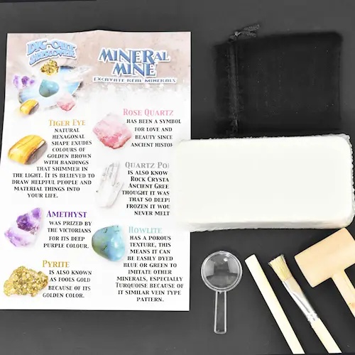 DIG IT OUT & DISCOVER MINERAL GEMS