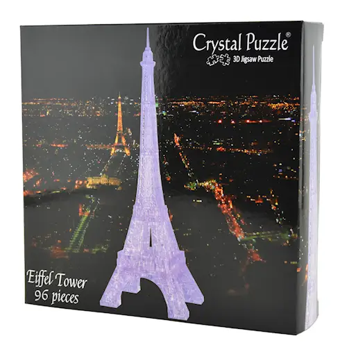 CRYSTAL PUZZLE EIFFEL TOWER CLEAR  96pcs