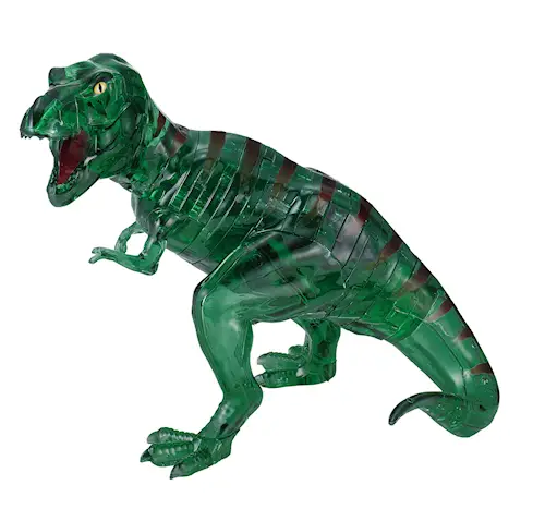 CRYSTAL PUZZLE T-REX GREEN 49pcs