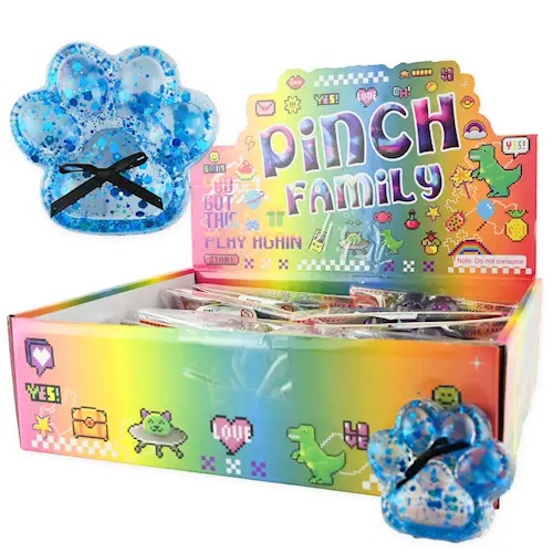 SQUISHY CAT PAW 55G GLITTER