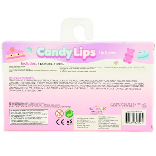 CANDY LIPS 5pcs