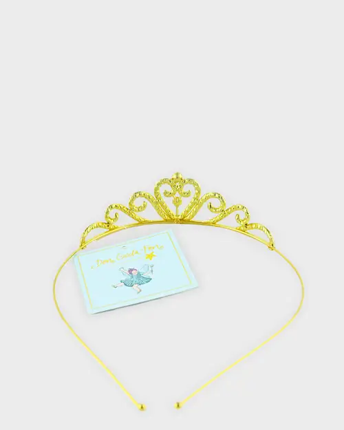 TIARA GOLD RHINESTONES