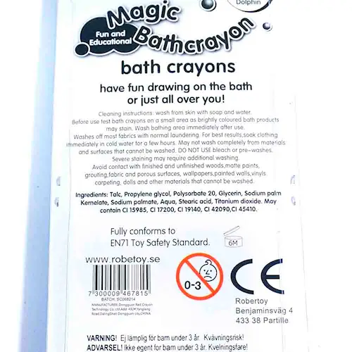 BATH CRAYON 5pcs