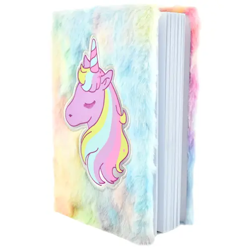 NOTEBOOK FLUFFY UNICORN A5