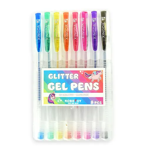 PEN GLITTER INK 8pcs
