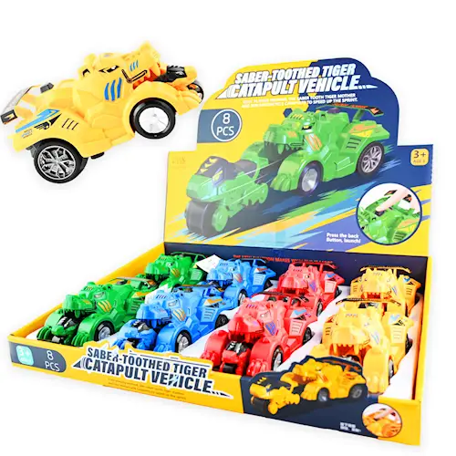 CAR CATAPULT DINOSAUR