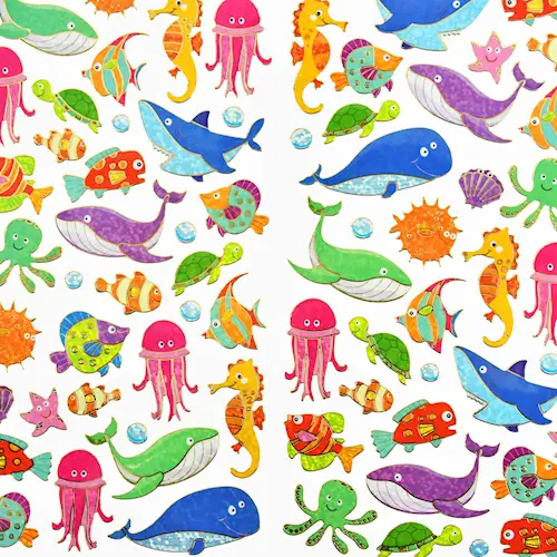 STICKERS SEA ANIMALS