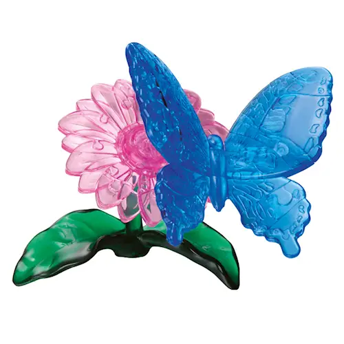 CRYSTAL PUZZLE BUTTERFLY 38pcs