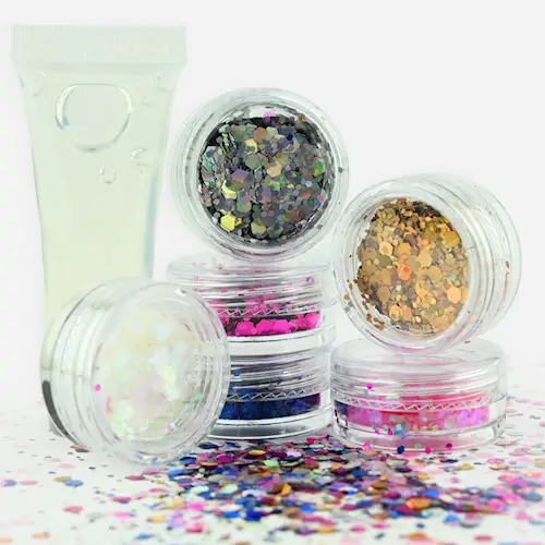 FACE &  BODY GLITTER 7pcs