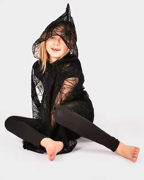 CAPE SPIDERWEB BLACK