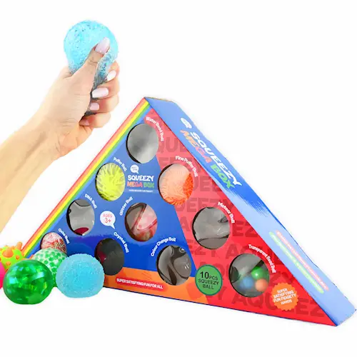 SQUEEZE BALL SET 10-PACK