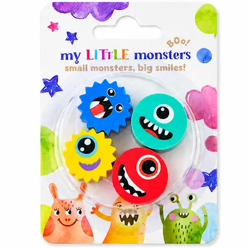 ERASER MONSTER 4pcs
