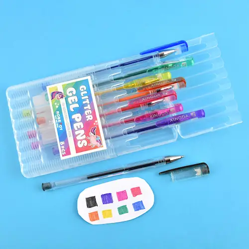 PEN GLITTER INK 8pcs