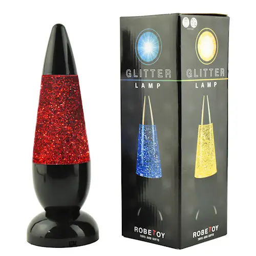 MULTICOLOUR GLITTER LAMP