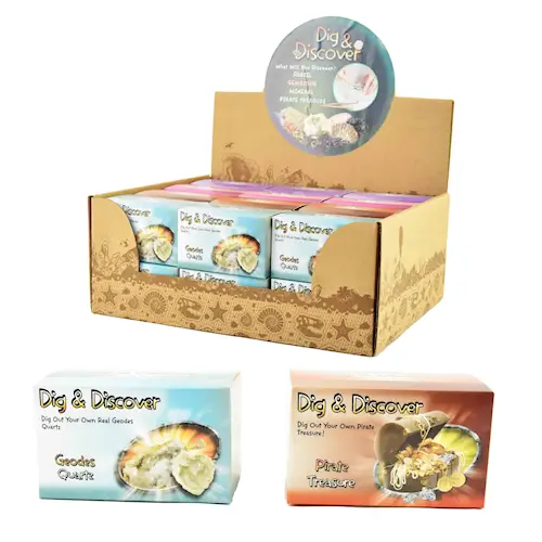 DIG IT OUT & DISCOVER GEMS 4pcs