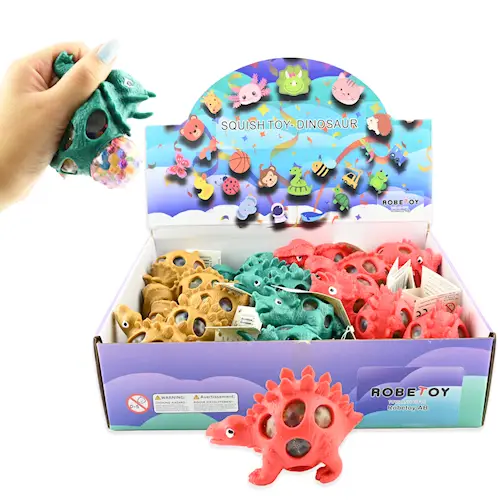 SQUEEZE DINOSAUR BEADS