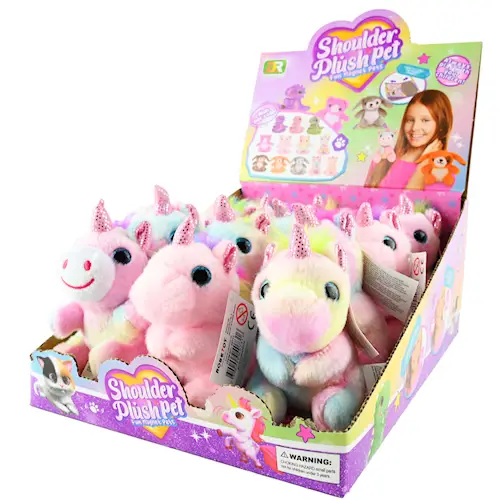 PLUSH UNICORN for SHOULDER multicolor