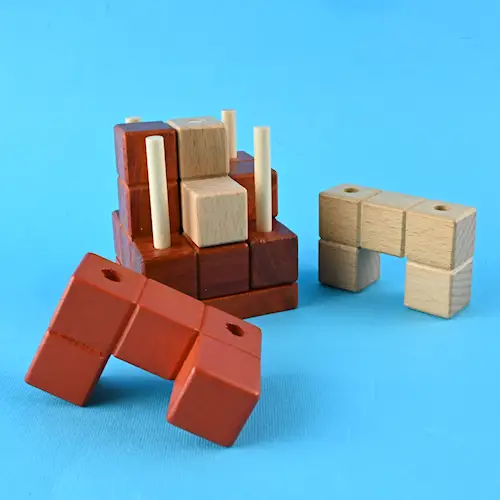 IQ PUZZLE 3 LEVEL CUBE