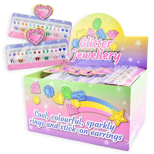 RING SET 7 DAYS BUTTERFLY + EAR STICKERS