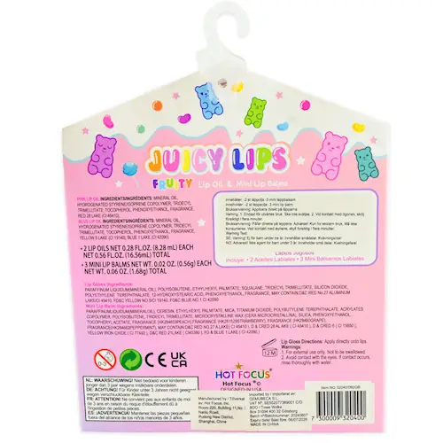 LIP GLOSS GUMMY BEAR 5pcs