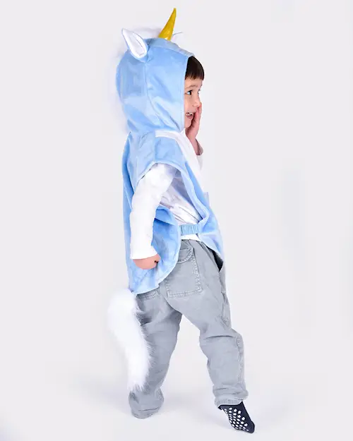 MINI CAPE UNICORN BLUE