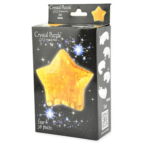 CRYSTAL PUZZLE STAR 38pcs