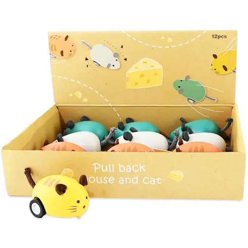 CAT & MOUSE WOODEN
