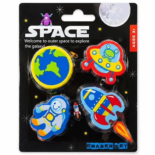 ERASER SPACE 4pcs