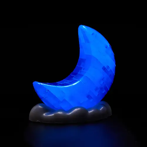 CRYSTAL PUZZLE BLUE MOON GLOW IN DARK 48pcs