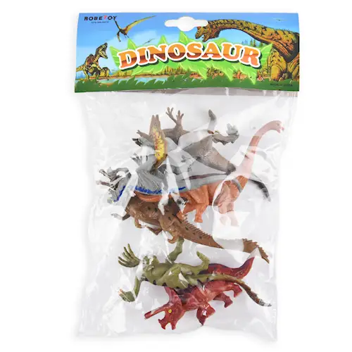 DINOSAUR IN BAG 6pcs