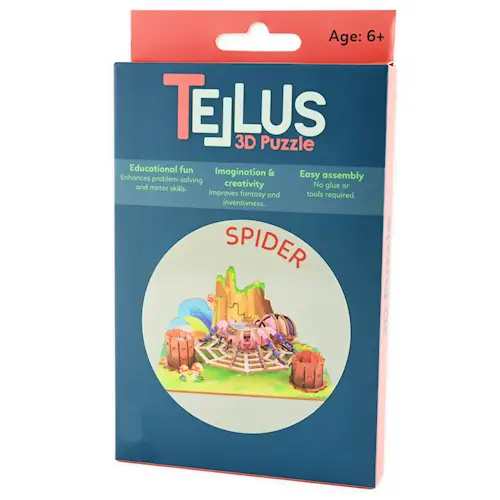 3D POSTCARD PUZZLE SPIDER
