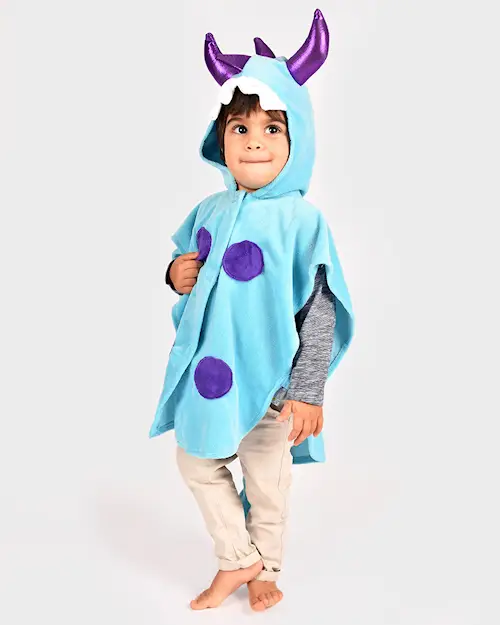 MINI CAPE BLUE MONSTER