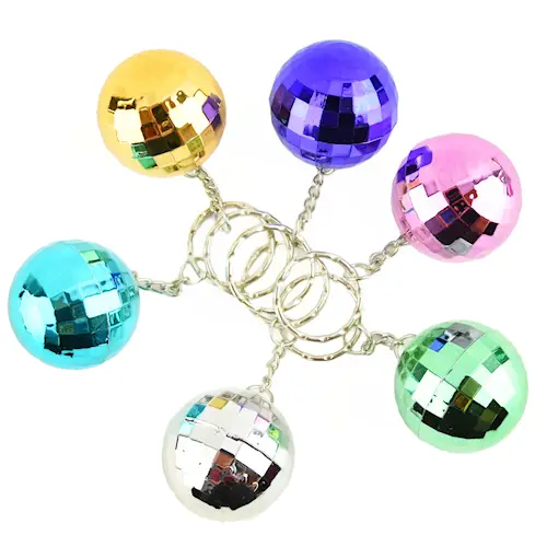 KEYRING DISCO BALL