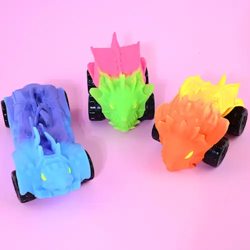 SQUEEZE SAND DINO VEHICLE
