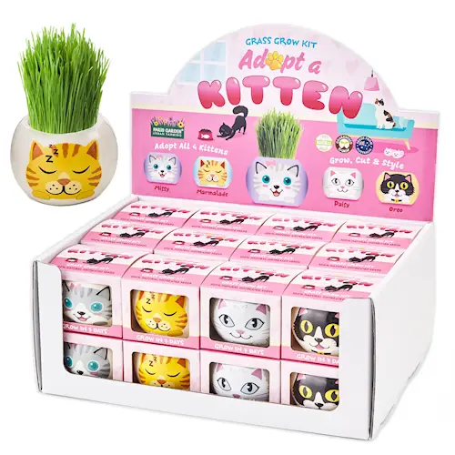GROWING GRASS KIT CATS
