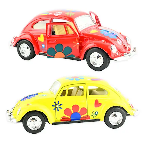 CAR VW BEETLE 1967 FLOWER pb 1:32