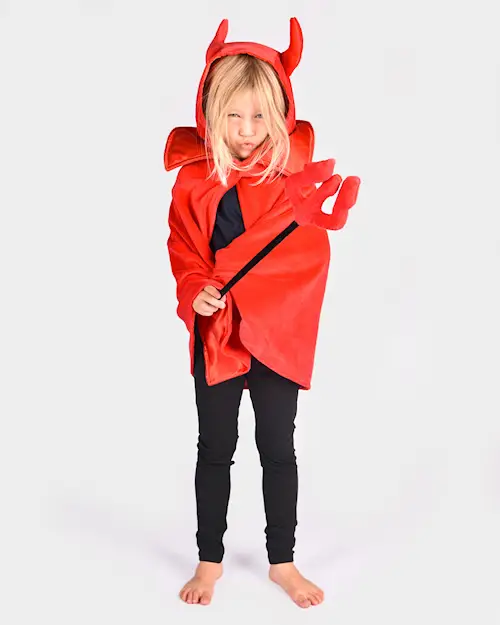 DEVIL CAPE w WAND DELUXE